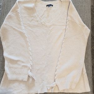 American Eagle cream sweater size L